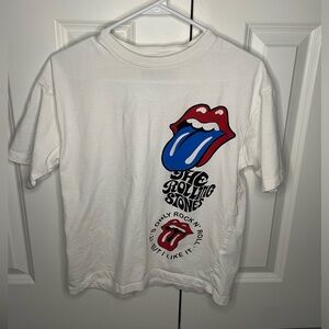 Kids Zara Rolling Stones T-shirt Girls Size 11-12